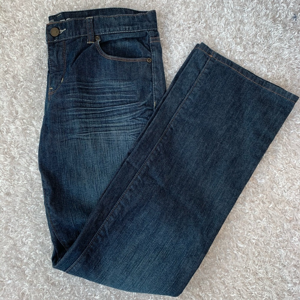 New York & Company low rise boot cut jeans